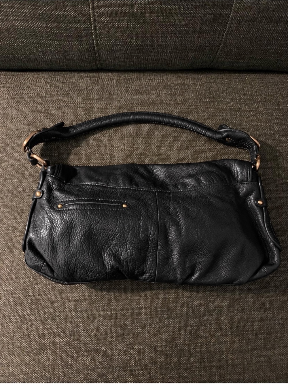 B. MAKOWSKY Classic Black Leather Shoulder Bag❤️❤️❤️ - Picture 7 of 10